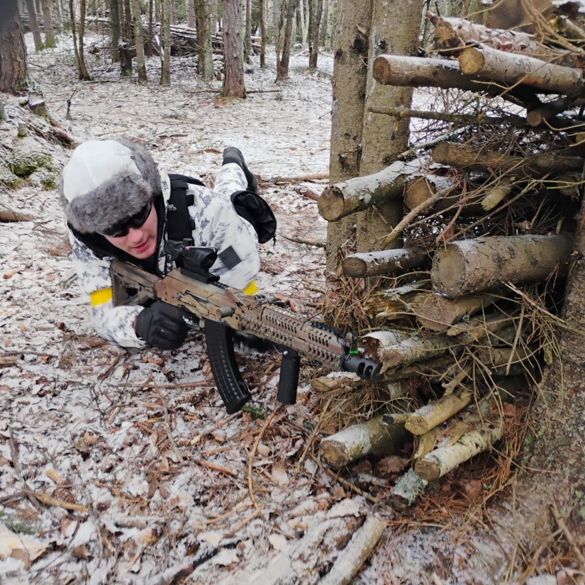 Talvipeli Häämäen metsässä